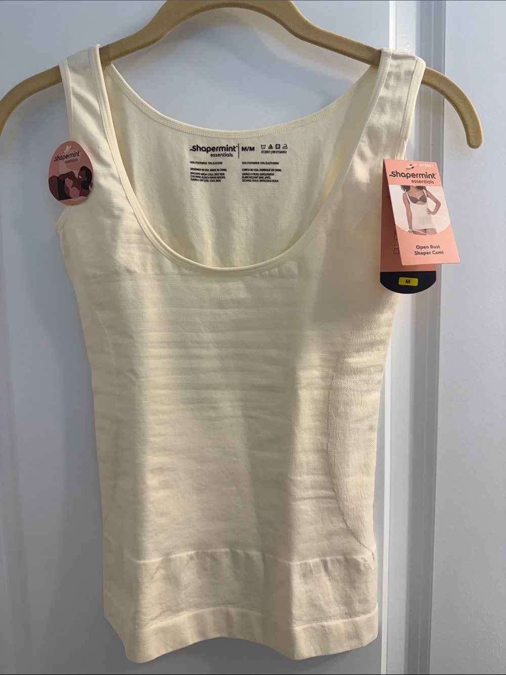Shapermint Cream Open Bust Shaper Cami
